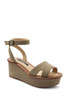 Kensie Tray Women Wedge Sandals , Taupe (13633383-P)