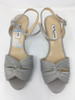 Nina Camille Women Two-Piece Mid Heels , Grey (10158740-P)