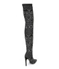 Steve Madden Tiffy Women Thigh High Boots , Black (18472212-P)
