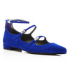 Stuart Weitzman & Co Flippy Women Lace-Up Flats , Blue (13815549-P)