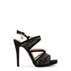 Laura Biagiotti 635_CLOTH Women Sandals, Black (89088)