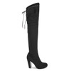Material Girl Priyanka Women Over The Knee Boots, Black 8.5M(17273859)