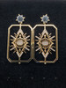 Swarovski Women Evil Eye Pave Studs Jackets Earrings