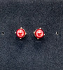 Charter Club Women Old Red Pearl Stud Earrings