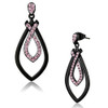 Women Stainless Steel Top Grade Crystal Earrings, (almd-TK2532)