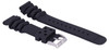 Seiko Black Rubber Strap 22mm