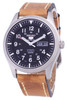 Seiko 5 Sports SNZG15J1-LS17 Automatic Japan Made Brown Leather Strap Men's Watch