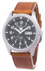 Seiko 5 Sports Automatic Japan Made Brown Leather SNZG09J1-VAR-LS9 100M Men's Watch