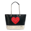 Love Moschino Women Polyurethane Shopping bags, Black (125506)