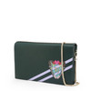 Trussardi Women Polyurethane Clutch bags, Green (112506)