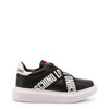 Love Moschino Women Leather Sneakers, Black (129350)