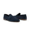 Duca di Morrone Men Suede Moccasins, Blue (125980)