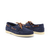 Duca di Morrone Men Suede Moccasins, Blue (133527)