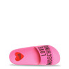Love Moschino Women PVC Flip Flops, Pink (135844)