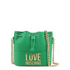 Love Moschino Women Polyurethane Crossbody Bags, Green (135936)