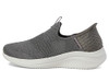 Skechers Women's Hands Free Slip Ins Ultra Flex 3.0 Smooth Step Sneaker, Grey, 8
