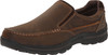 Skechers Men's Braver-Rayland Slip-On Loafer, Dark Brown Leather, 9.5 2E US