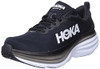 Hoka Men's Bondi 8 Sneaker, Black/White, 9.5