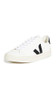 Veja Men's Esplar Leather Sneakers, Extra White/Black, 10 Medium US