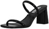 Steve Madden Women's Lilah Black Patent Heeled Sandal 8 M US