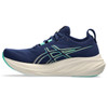 ASICS Women's Gel-Nimbus 26 Running Shoe, Blue Expanse/Aurora Green, 9.5