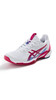 ASICS Women's Solution Speed FlyteFoam 3 Tennis Shoe, White/Bright Rose, 9.5