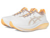 ASICS Women's Gel-Nimbus 27 Running Shoe, White/Fawn, 9.5