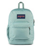 JanSport Cross Town Plus Backpack - Large Main Compartment, Side Water Bottle Pocket, 15-Inch Padded Laptop Sleeve - Faded Sage