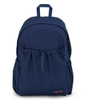 JanSport Lounge Pack – Large Main Compartment, Dual Water Bottle Pockets, Front Drawcord Pocket, Padded Laptop Sleeve, Navy