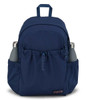 JanSport Lounge Pack – Large Main Compartment, Dual Water Bottle Pockets, Front Drawcord Pocket, Padded Laptop Sleeve, Navy