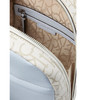 Calvin Klein, Womens, Mia Signature Backpack, Vanilla/Khaki/Arctic Ice, Medium