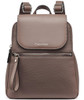 Calvin Klein Reyna Novelty Key Item Flap Backpack, Cocoa, One Size