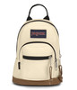 JanSport Right Pack Mini – Compact Backpack with Large Main Compartment, Front Utility Pocket, and Front Zippered Stash Pocket, Coconut