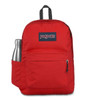 JanSport Superbreak Backpack - Durable, Lightweight Premium Backpack, Red Tape