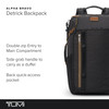 TUMI - Alpha Bravo Detrick Backpack - Multi-Compartment Travel Gear - Adjustable Straps & Easy to Carry - Black Onyx