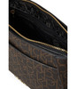Calvin Klein Charlie Signature Crossbody, Brown/Khaki/Black