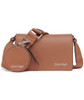 Calvin Klein Millie Triple Compartment Camera Bag Crossbody, Caramel, One Size