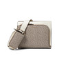 Calvin Klein Bay Signature Crossbody, Almond/Taupe/White