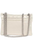Kurt Geiger London Mini Brixton Leather Shoulder Bag Crossbody (Silver)