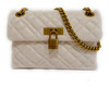 Kurt Geiger Mini Brixton Lock Bag, Bone