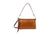 HOBO Darcy Leather Crossbody Bag for Women, Convertible to Crossbody and Wristlet | Truffle | One Size