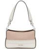 Calvin Klein Fay Shoulder Bag, White/Natural Multi Canvas, One Size