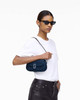 Marc Jacobs The Clover Shoulder Bag (Dark Wash Denim Crystals)