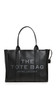 Marc Jacobs Women's The Leather Large Tote Bag, Black, One Size