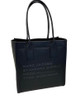 Marc Jacobs Office Style Large Leather Logo Tote (Black)