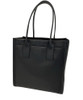 Marc Jacobs Office Style Large Leather Logo Tote (Black)