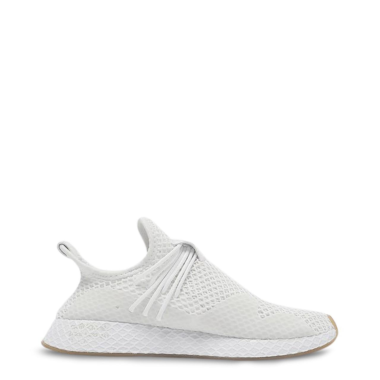 white adidas deerupt mens