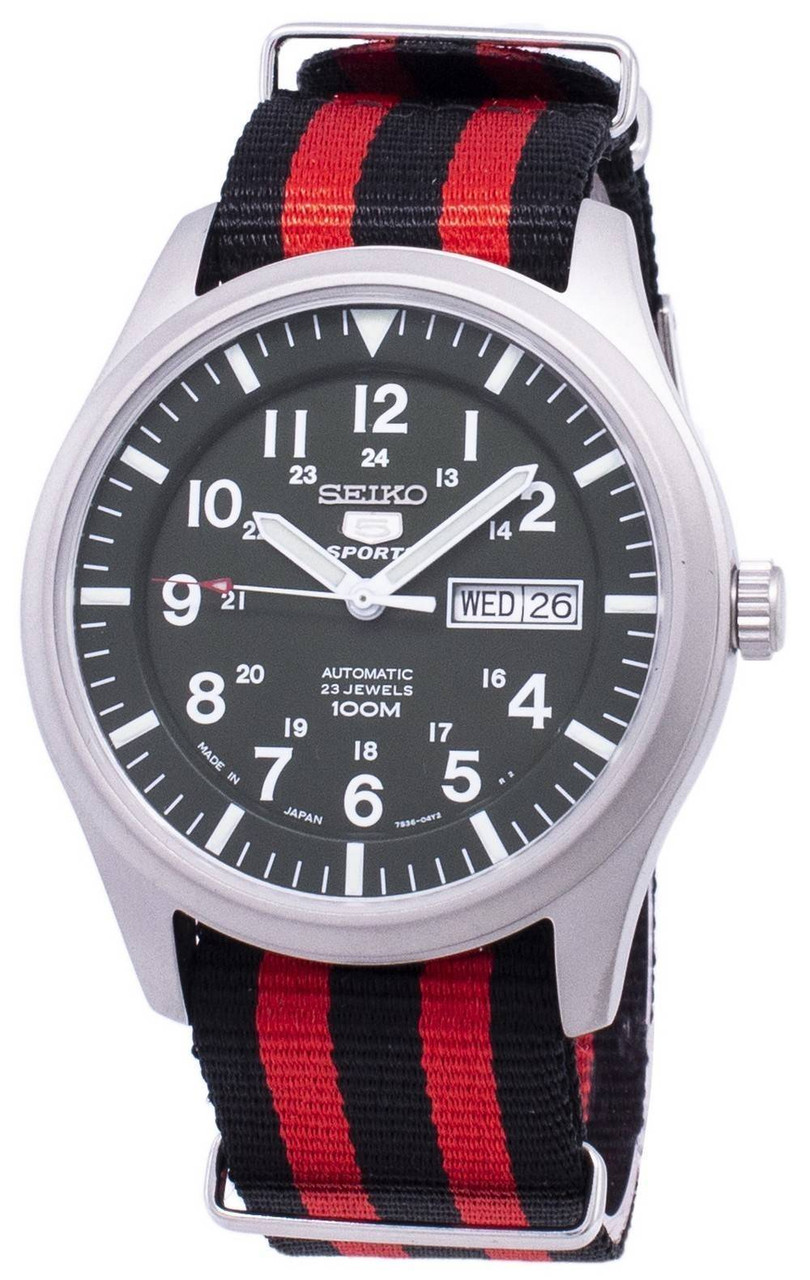 Seiko 5 Sports Automatic Japan Made Nato Strap SNZG09J1-VAR-NATO3