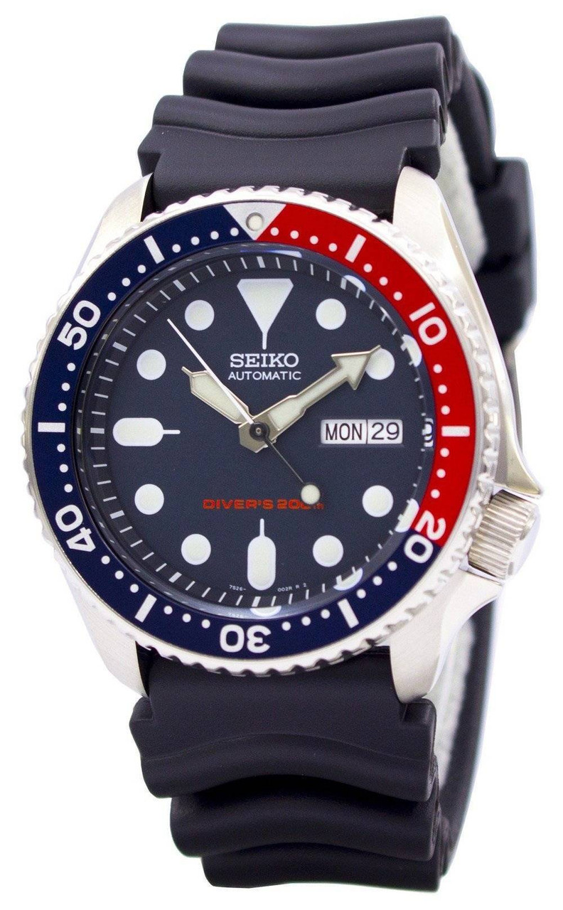 Seiko Automatic Diver's SKX009 SKX009K1 SKX009K Men's Watch Lahdee