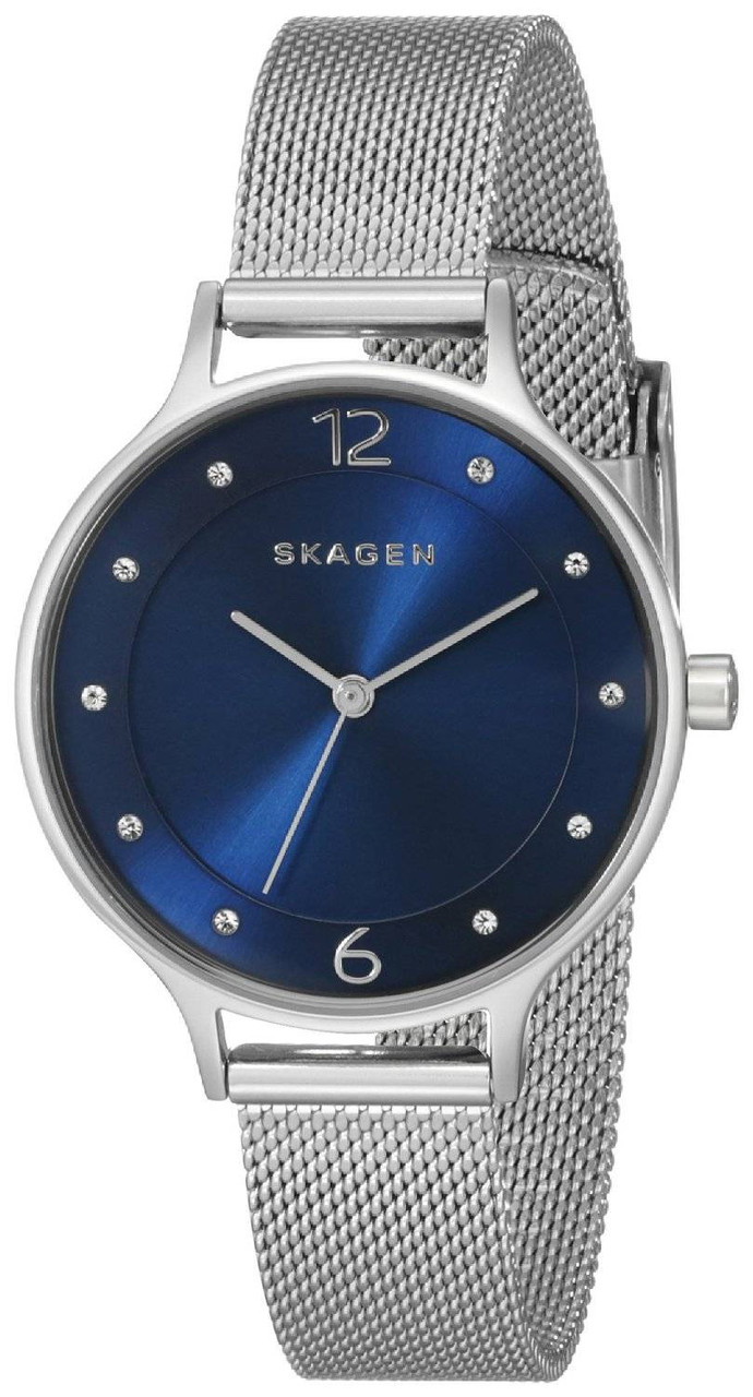 Skagen Anita Crystal-Accented Mesh SKW2307 Women's Watch | Lahdee